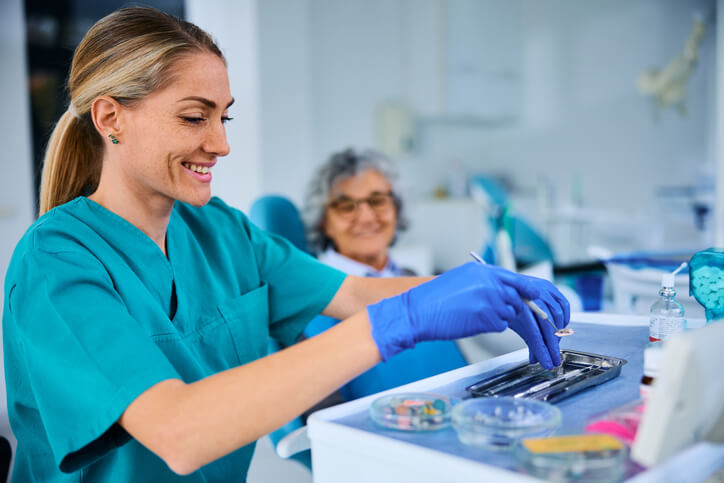 A dental assistant's soft skills support patient care, demonstrating dental assistant skills